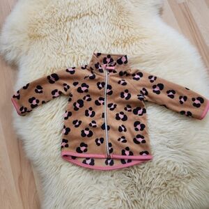 9-12m Pink Cheetah Fleece